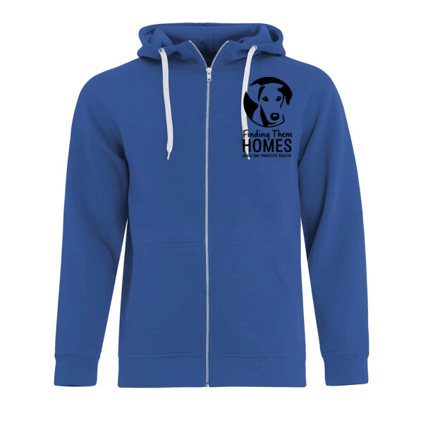 Unisex Zipup Black Logo  Thumbnail